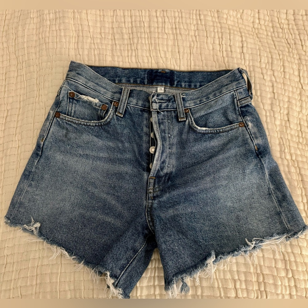 Agolde Parker Long Short 23 Skywave
